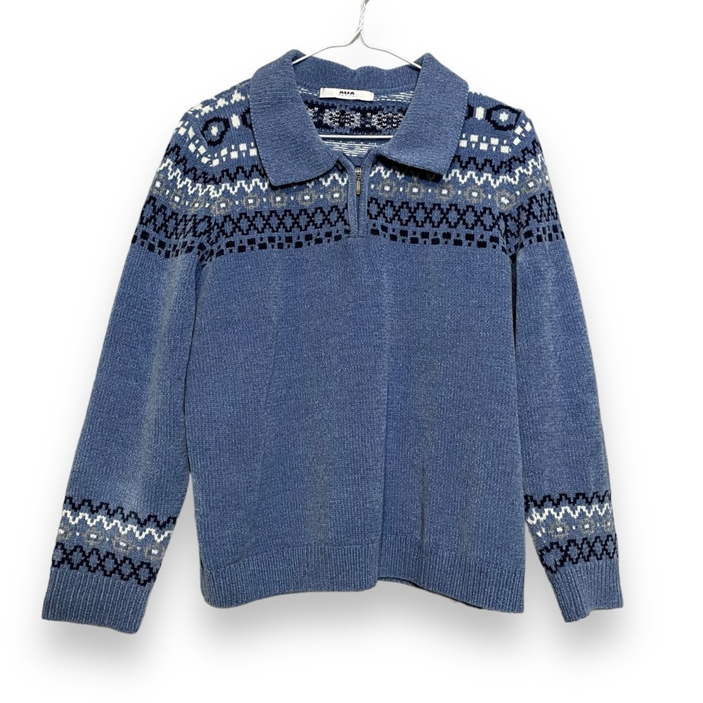 Alia Petite‎ Quarter Zip Pullover Sweater